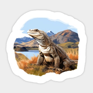 Komodo Dragon Sticker